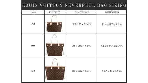 lv tote bag size